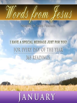 cover image of Words from Jesus, January